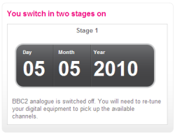 Switch over