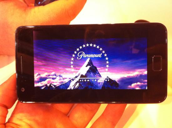 Samsung Galaxy S 2 movie