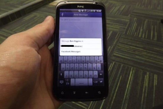 Selecting Contact Type