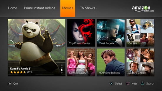 Amazon Instant on PS3