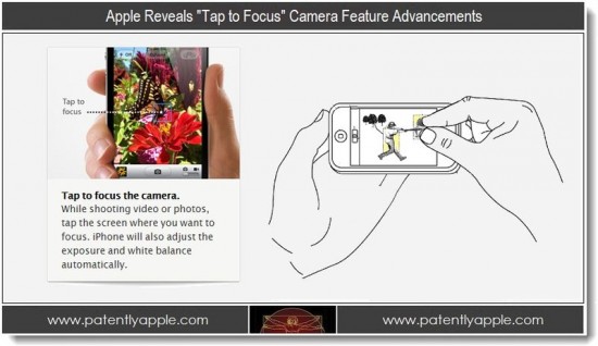 Apple Tap to Focus Patent