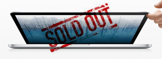 Retina Display Mac Sold Out