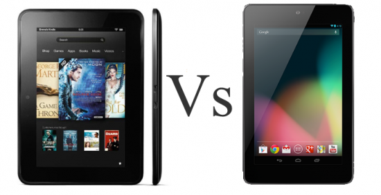 Kindle Fire HD vs Nexus 7