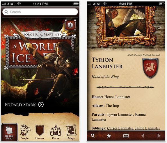 Game of Thornes app