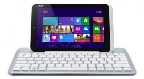 Acer W3 side