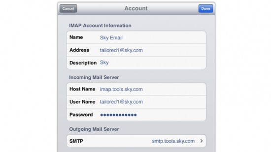 Sky Email Right