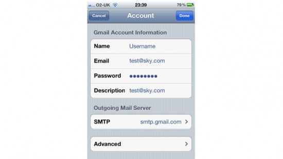 Sky Email Wrong