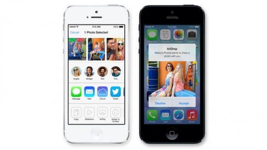 iOS 7 Airdrop