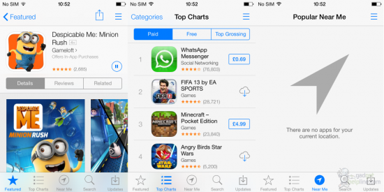 iOS 7 App Store