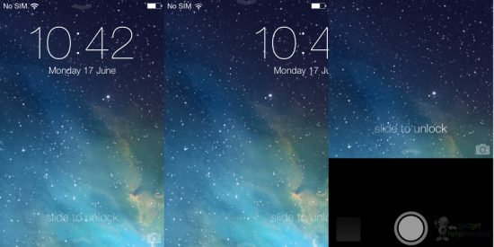 iOS 7 Lock Screen