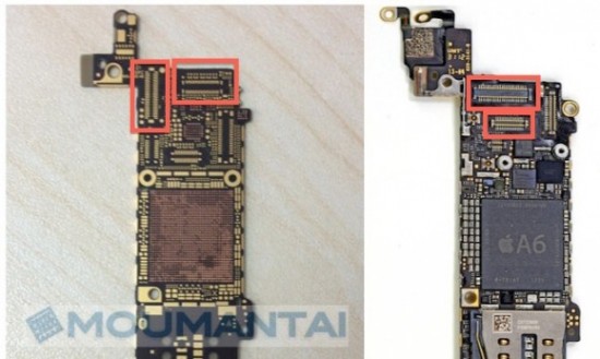 Left: iPhone 5S, Right: iPhone 5