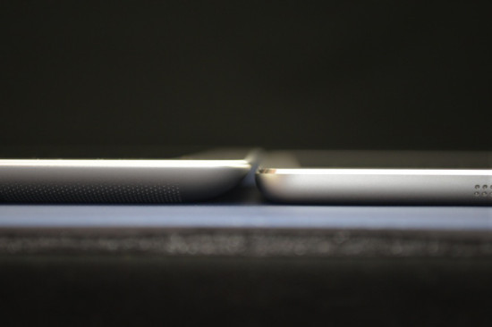 The iPad 5 alongside the iPad 4