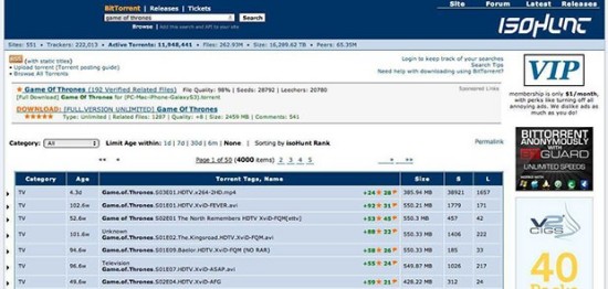 Isohunt files