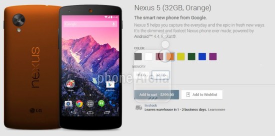 nexus 5 orange