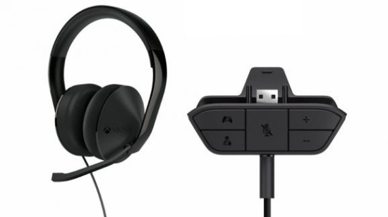 Xbox One headset and adapter