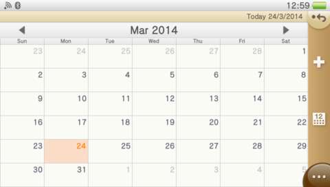 Calender PS vita
