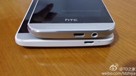 HTC One 2014 bottom edge