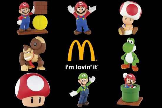 McDonald's Nintendo Toys