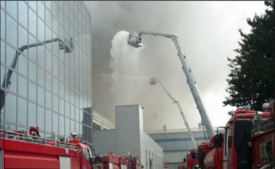 Samsung Factory Fire S5 2014
