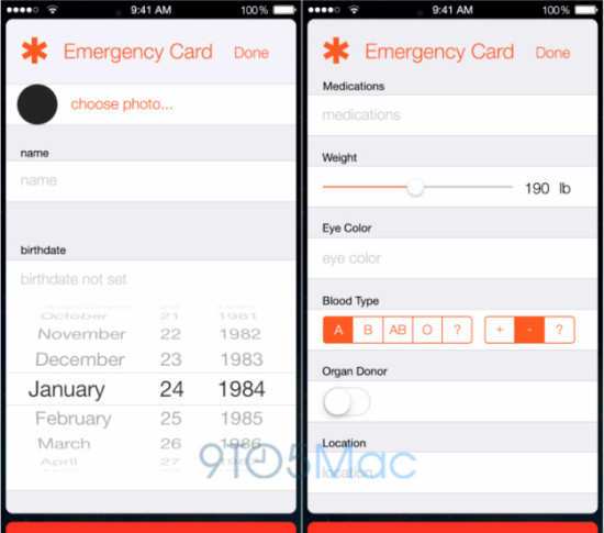 iOS 8 Healthbook 3
