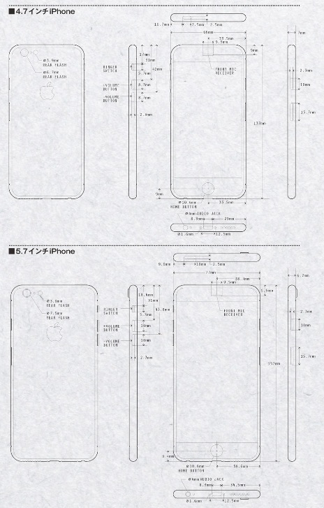 iphone-6leaked blueprints
