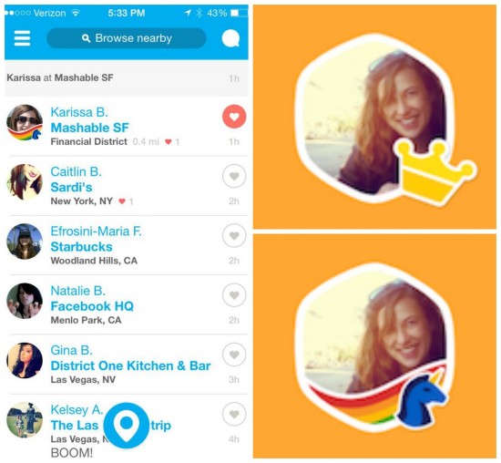 Foursquare-Stickers