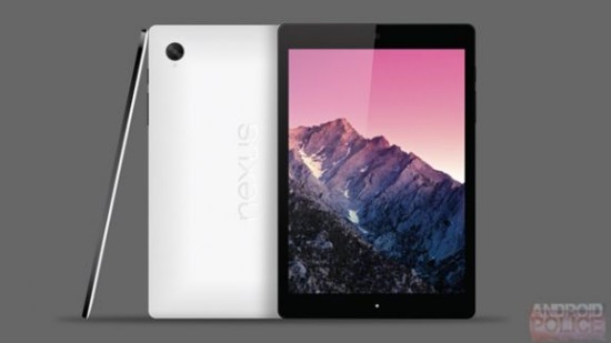Possible appearance of the Nexus 9 