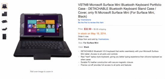 Surface Mini accessories have shown up on Amazon