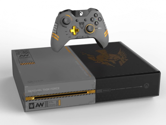 The awesome COD Advanced Warfare special edition bundle and console.