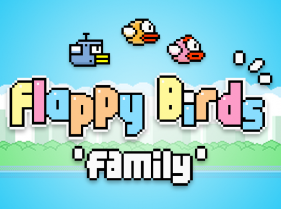 Flappy Bird, Flappy Birdette and Flappy Bird Sr.