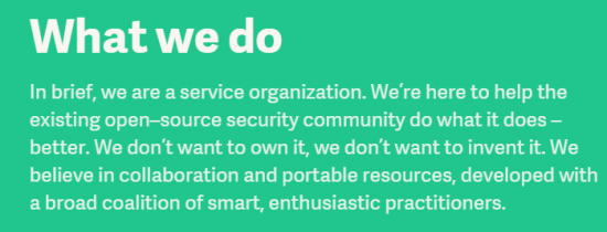 Simply Secure's mission statement.