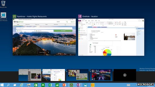 Windows 10 Task view