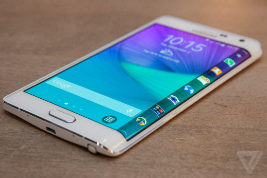 Samsung is really pushing their new in-house technology, with the curved screen on the Galaxy Ntoe Edge being another of their pioneering new projects.