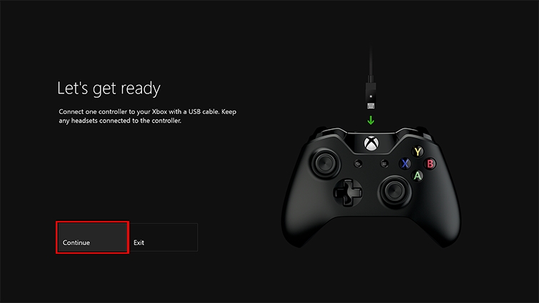 Xbox one continue