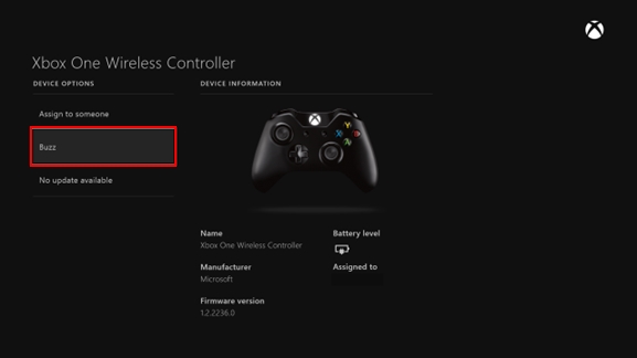 xbox one buzz